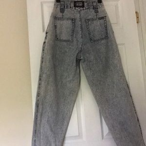 Vintage Stone Washed High Waisted JeansFREE BONUS!